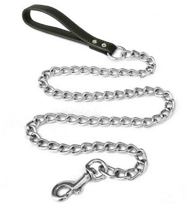 1.2m Metal Chain Ant-Chew Dog Lead