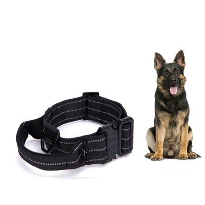 Tactical Reflective Nylon Dog Collar with Leash & Harness