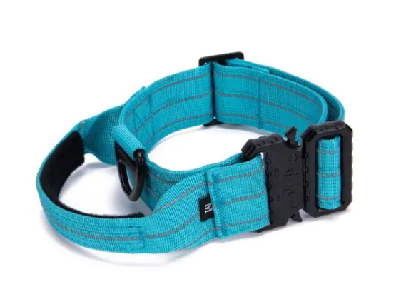 Tactical Reflective Nylon Dog Collar with Leash & Harness