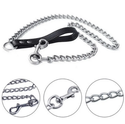 1.2m Metal Chain Ant-Chew Dog Lead