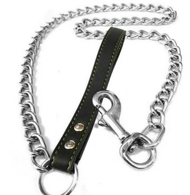 1.2m Metal Chain Ant-Chew Dog Lead